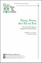 Nova, Nova, Ave fit ex Eva SATB choral sheet music cover